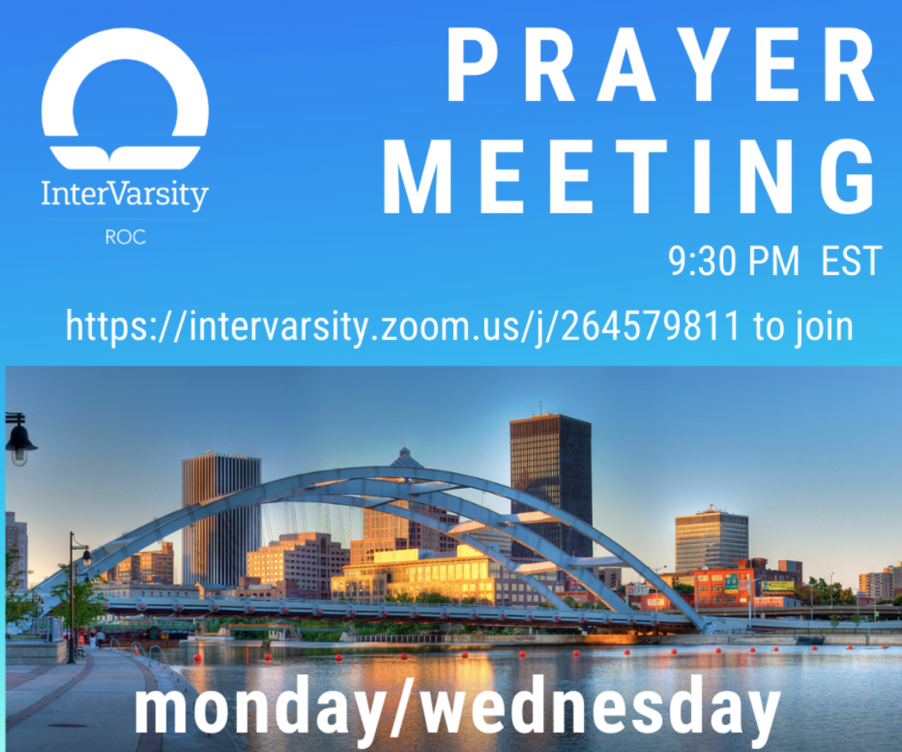 InterVarsity Prayer Meeting Flyer