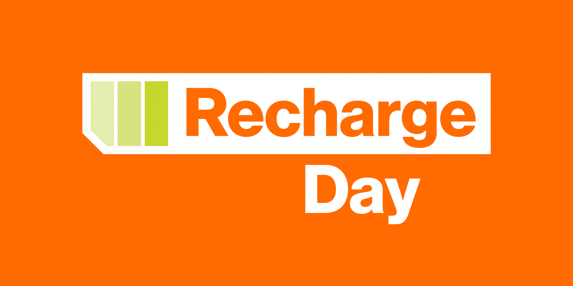 Recharge Day with battery icon