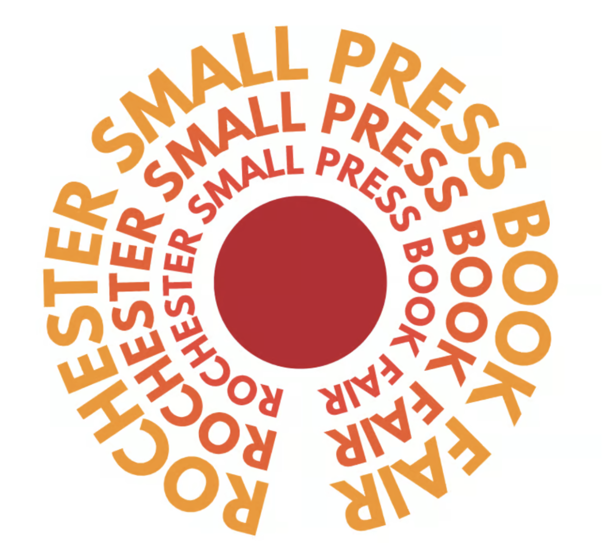 A graphic that reads Rochester Small Press Book Fair.