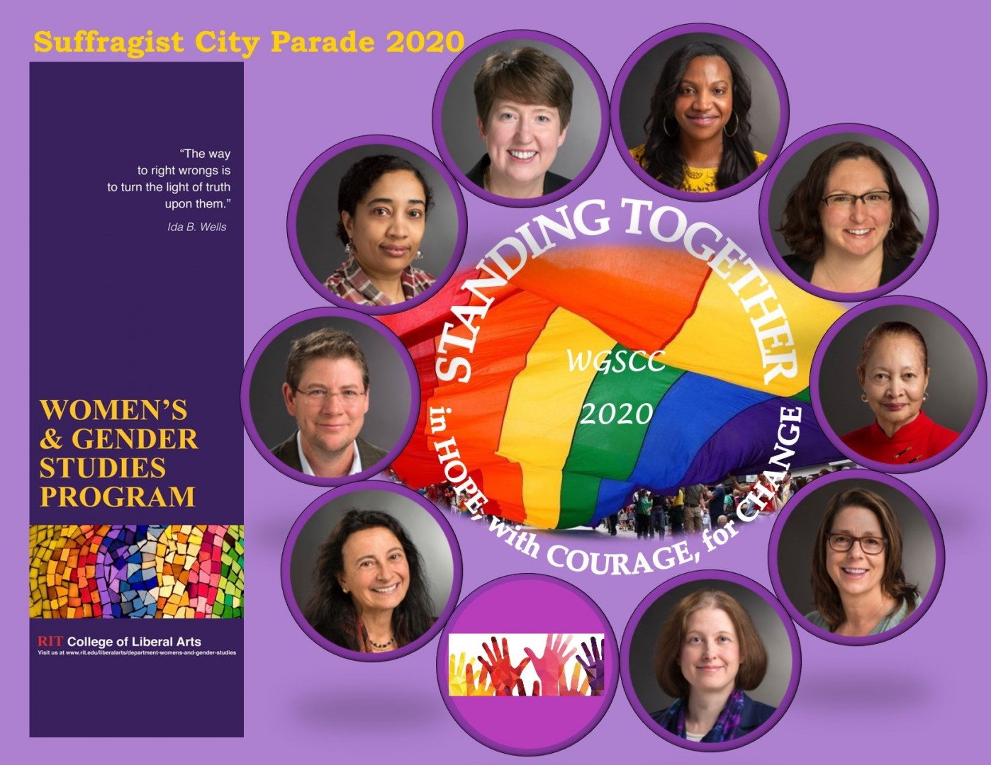 The CLA WGS Program will attend the virtual City Suffragist Parade 2020 on September 12, starting at 10:30 AM.