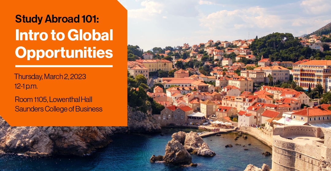 Study Abroad 101: Intro to Global Opportunities