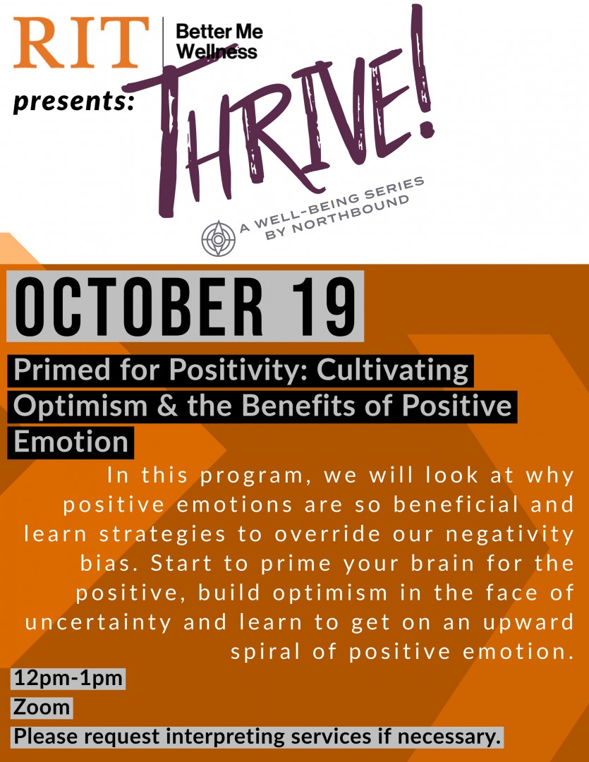 THRIVE! Workshop- October 19, 12pm