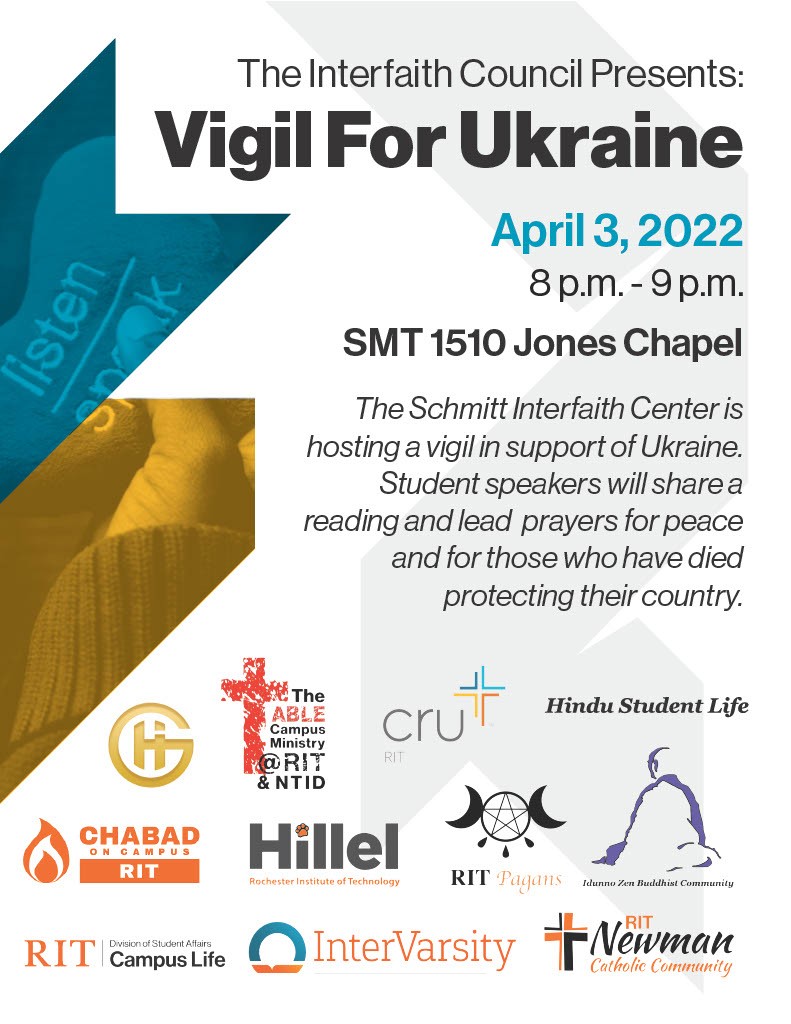  The Interfaith Council Presents: Vigil for Ukraine