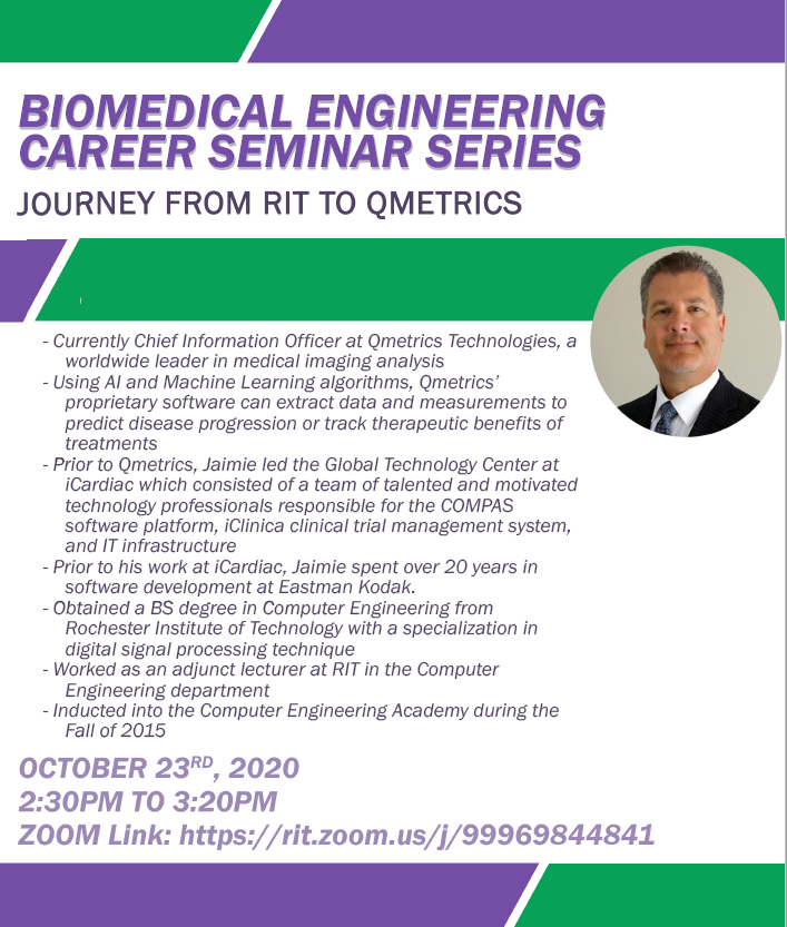 Text description of event and background about speaker