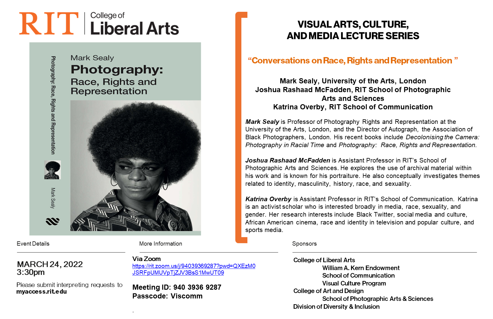 "Conversations on Race, Rights and Representation"