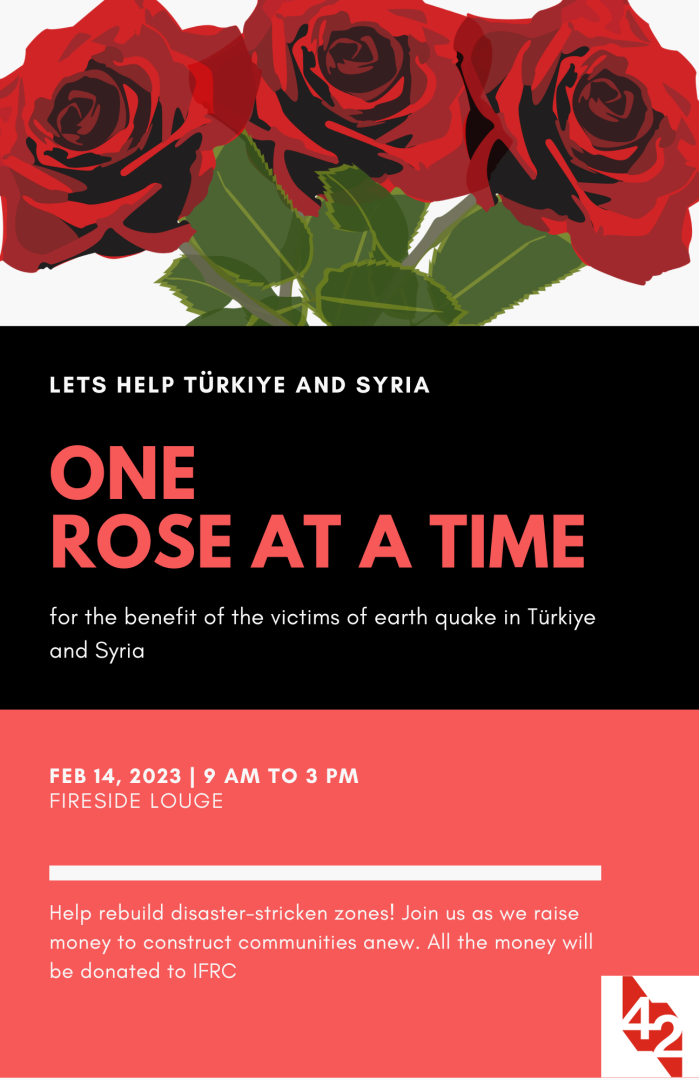 One Rose at A Time Syria and Turkey Earthquake Rose Fundraiser