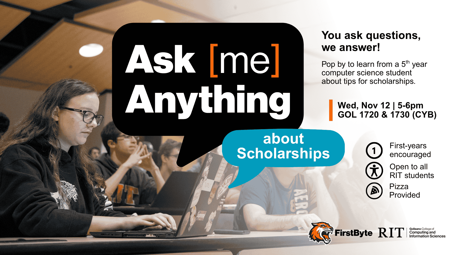 Ask Me Anything about scholarships: By FirstByte and the College of Computing