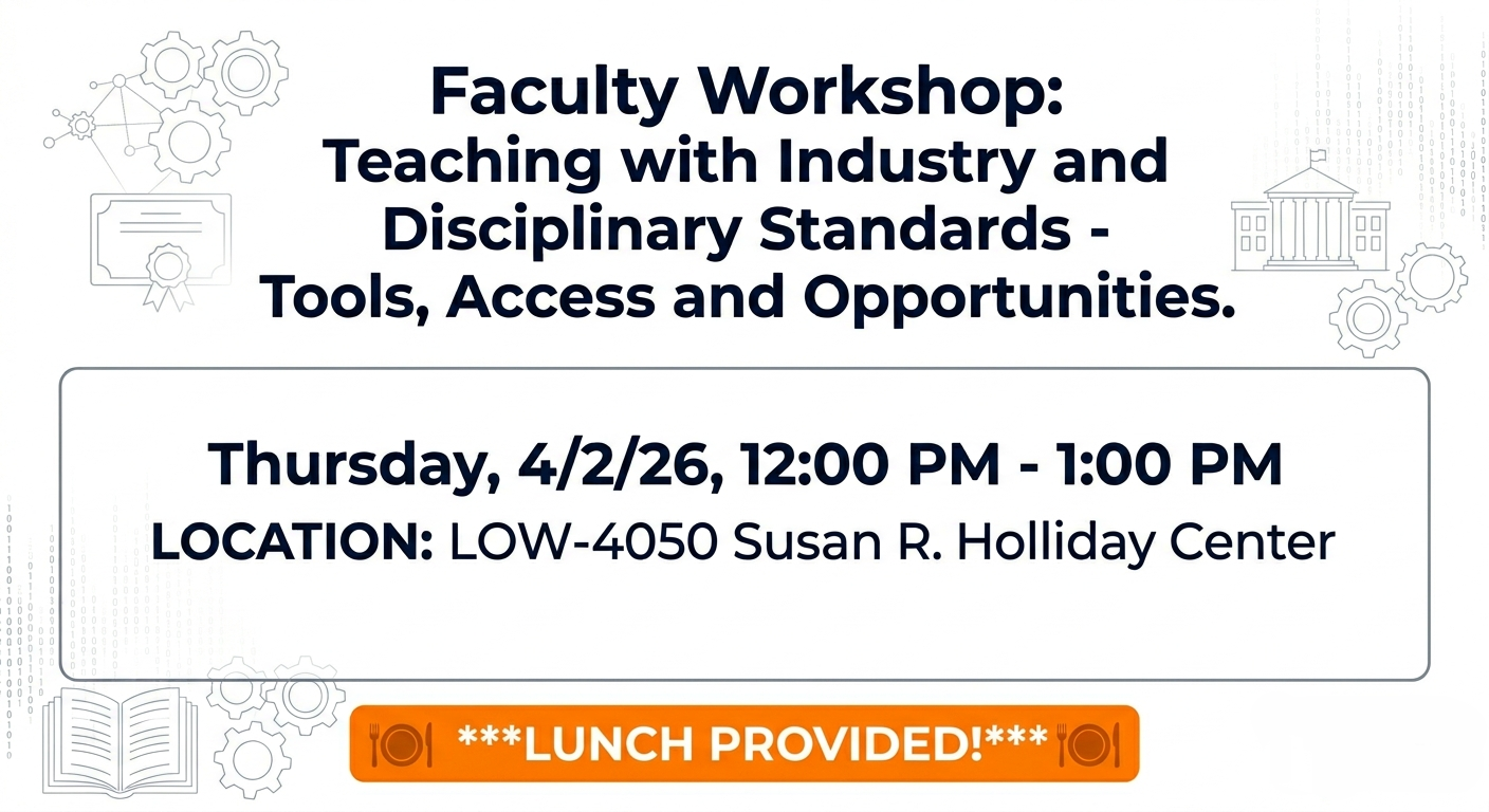 Teaching with Industry and Disciplinary Standards - event details