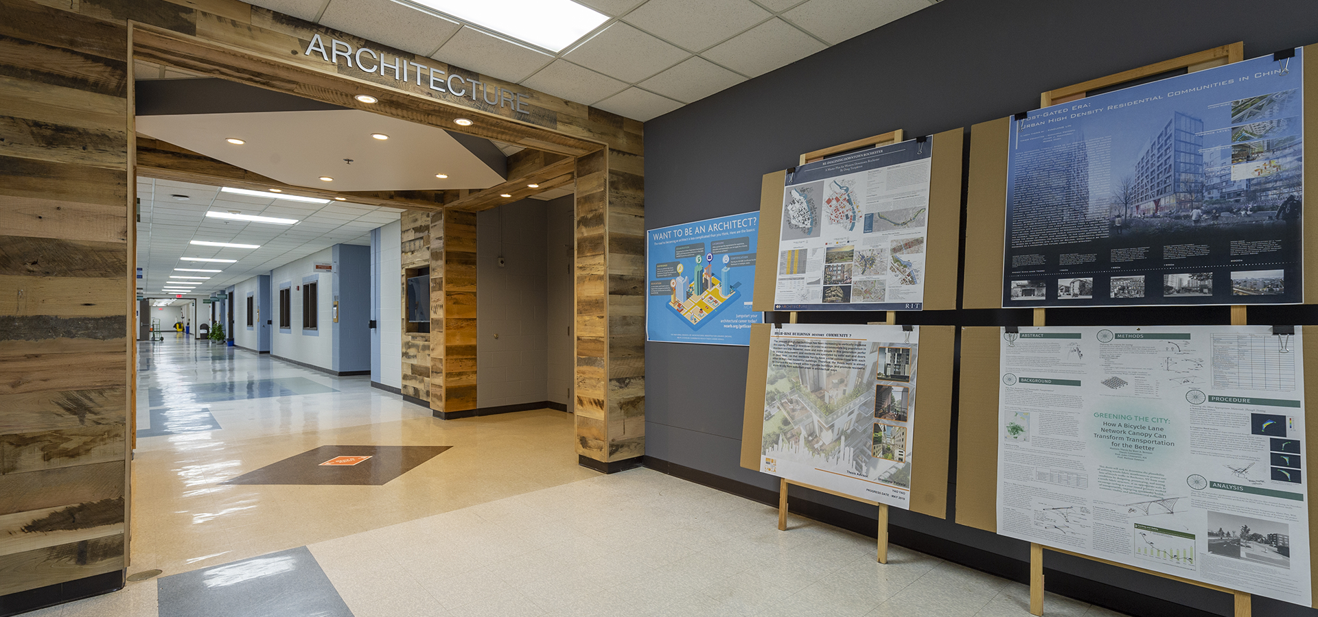 Architecture studio entrance