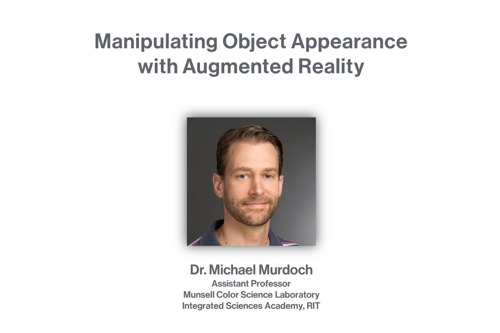 cis seminar michael murdoch augmented reality