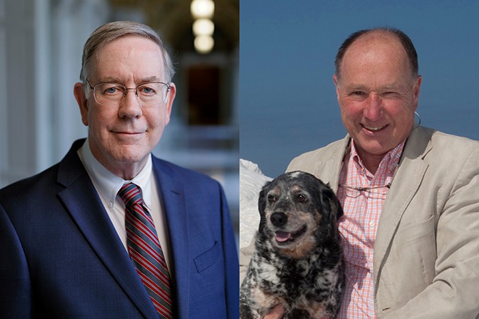 Side-by-side headshots of Tom Rieger and Don Williams.