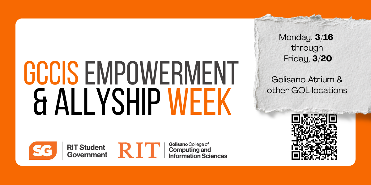 GCCIS Empowerment & Allyship Week - 3/16-3/20