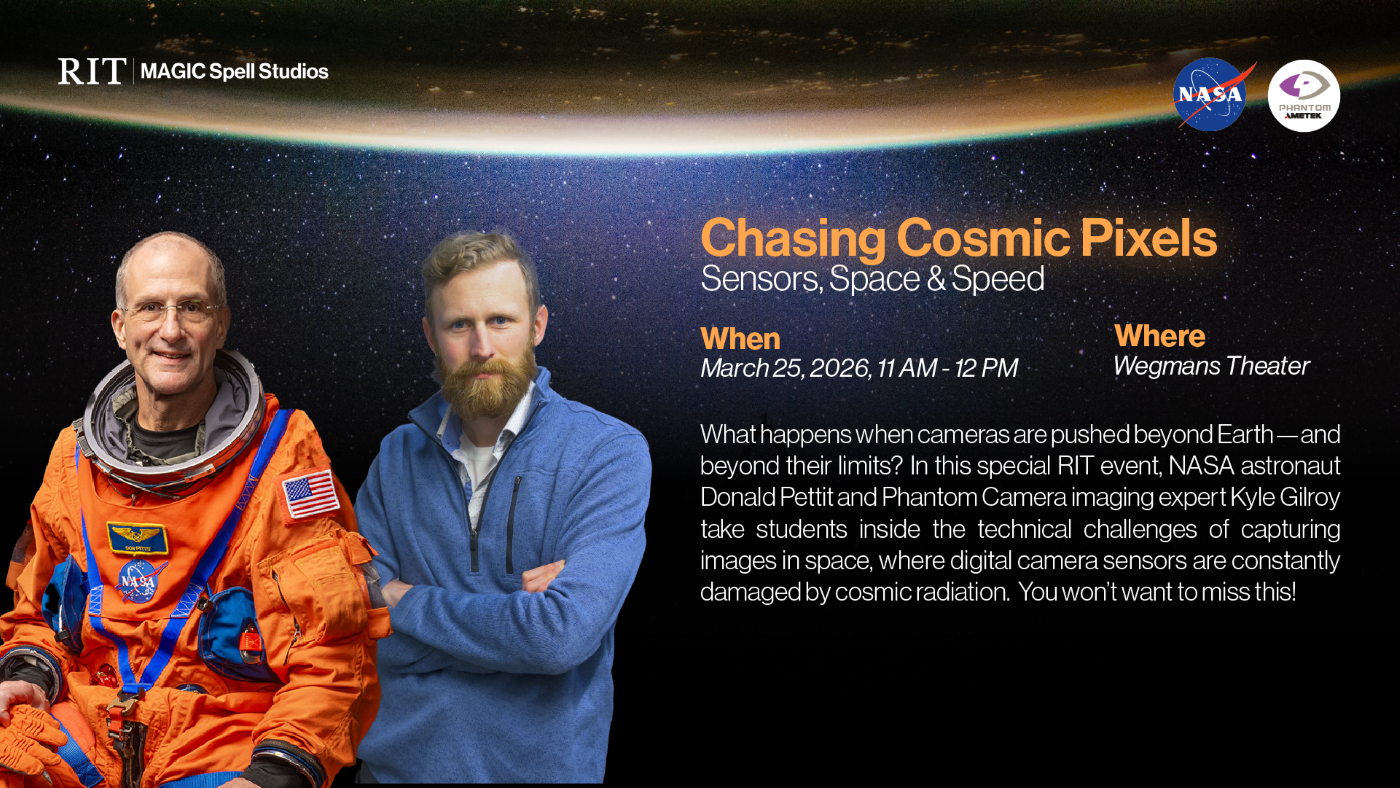 Chasing Cosmic Pixels graphic