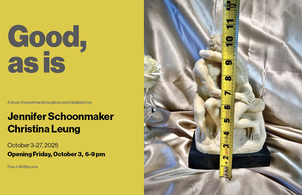 A graphic with a tape measure that reads Good As Is.