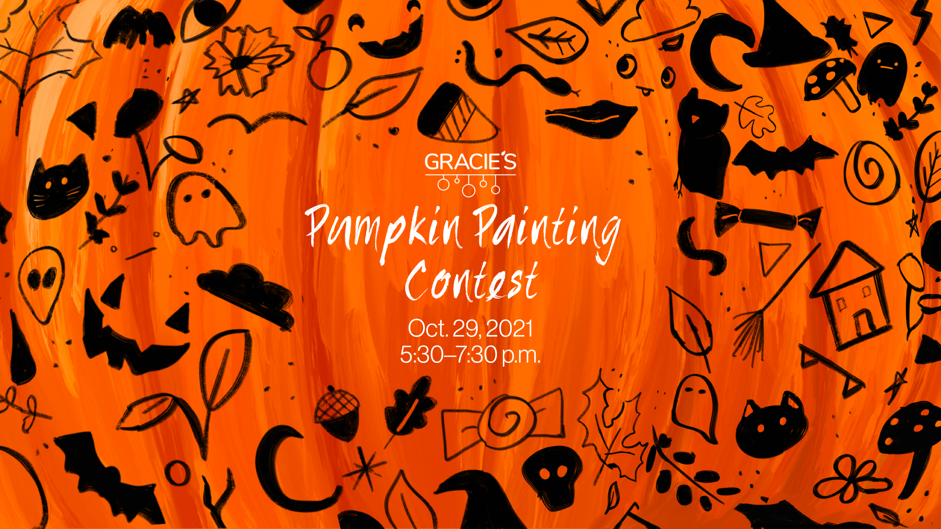 Gracie's Pumpkin Painting Contest
