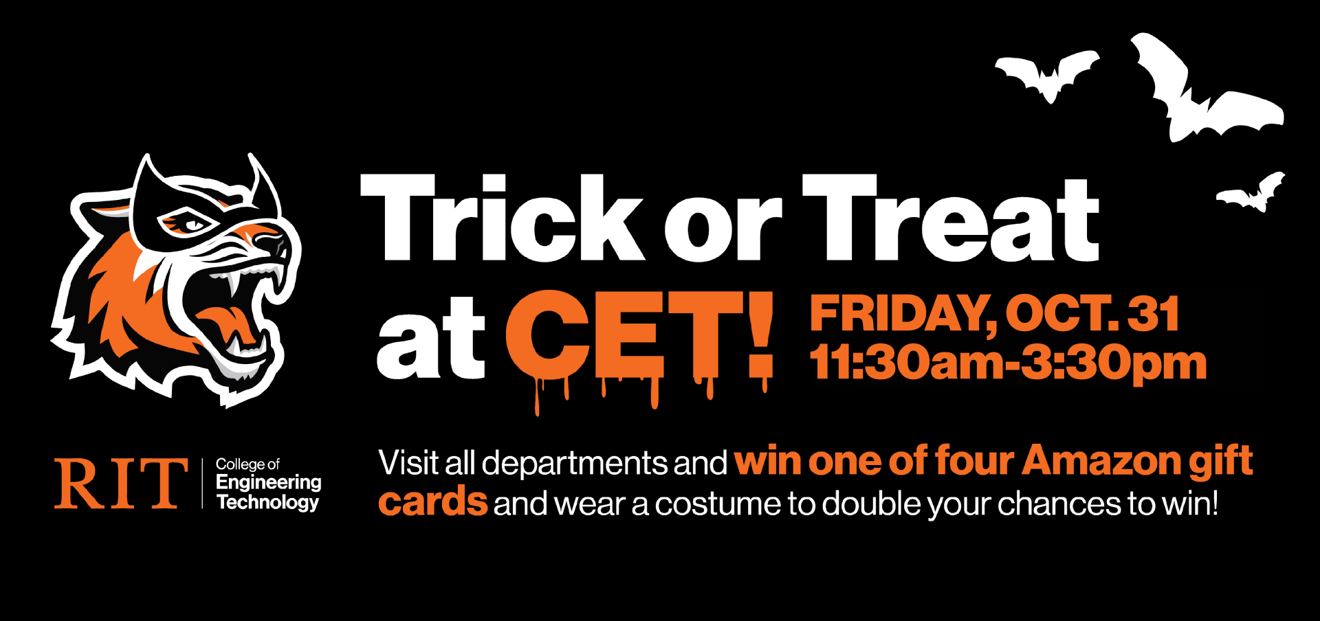 college of engineering technology trick or treating halloween 2025