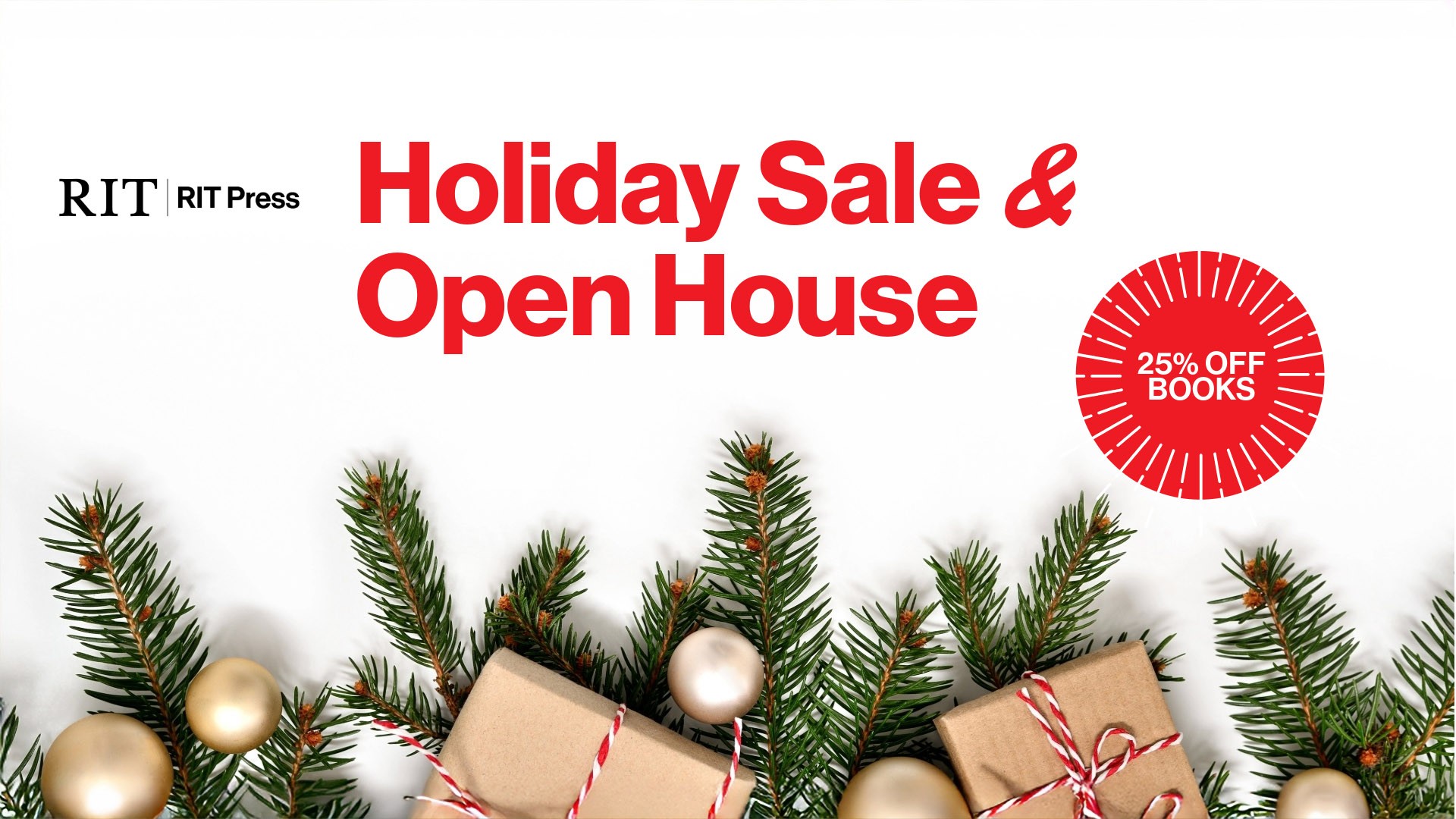 RIT Press Holiday Sale & Open House