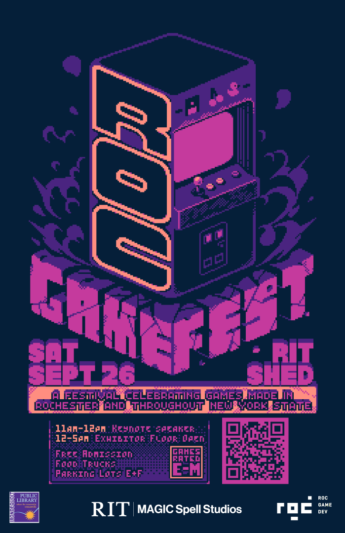 Roc Game Fest 2026 promotional poster 