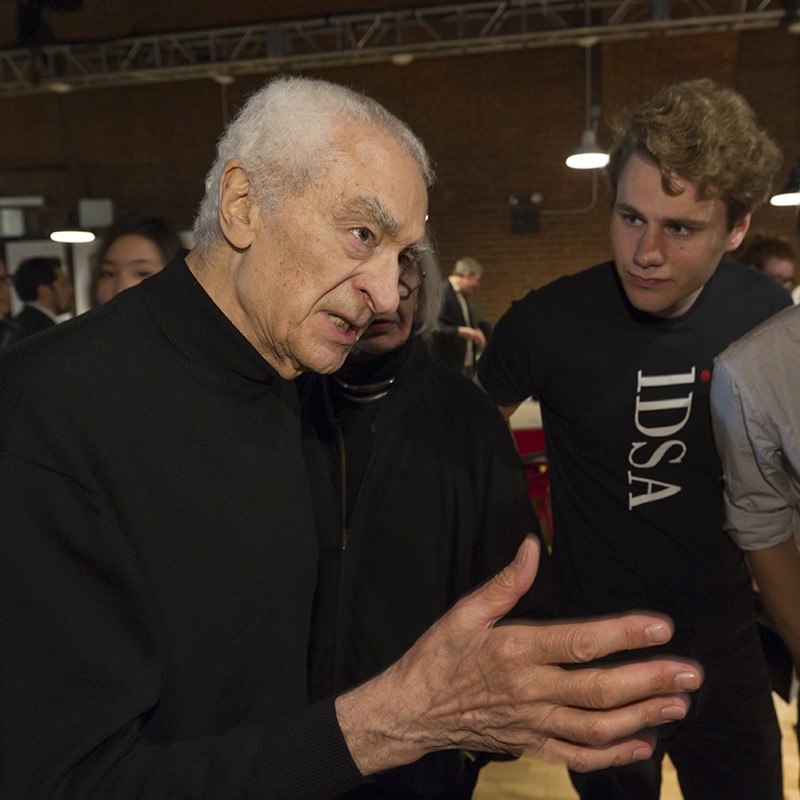 Massimo Vignelli at New York City Design Week.