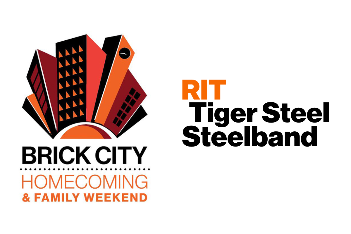 BCW Logo with RIT Tiger Steel Steelband