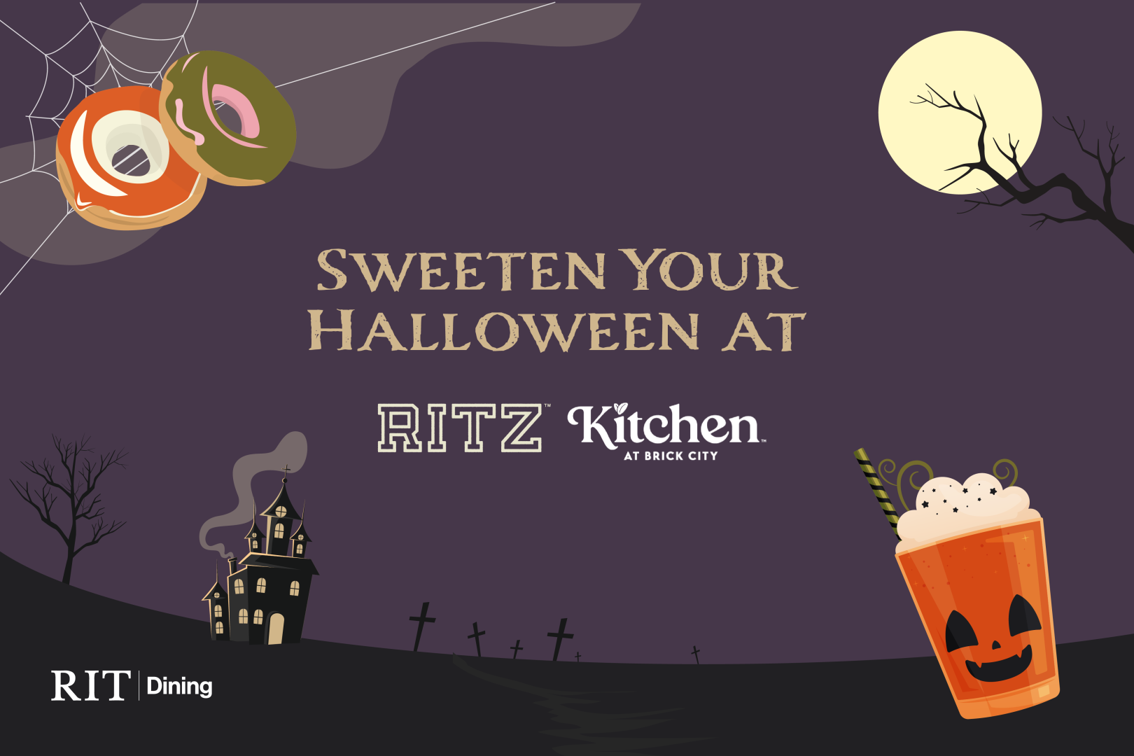 Sweeten your Halloween at RITZ and Kitchen at Brick City