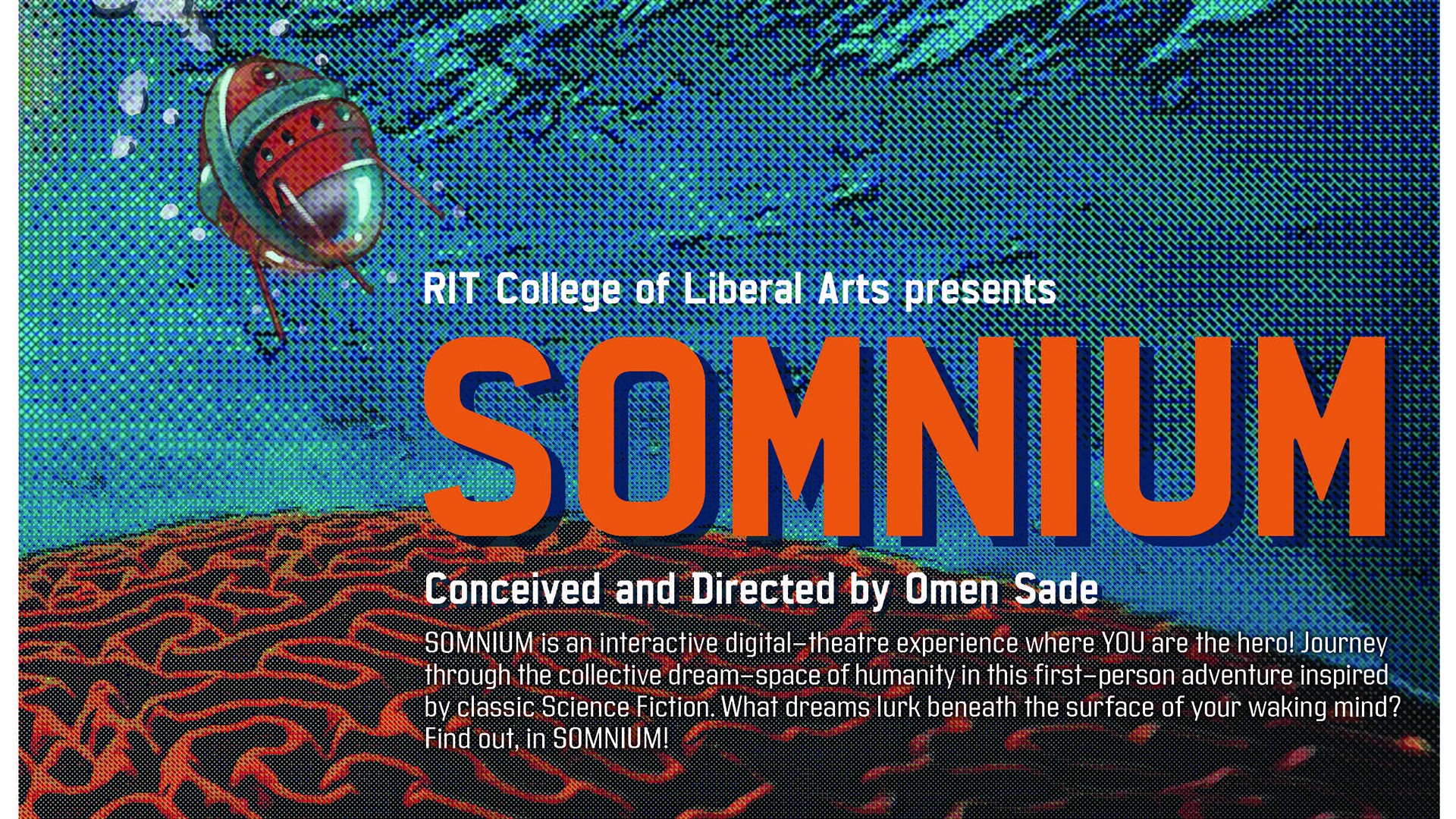 Portion of audition poster for SOMNIUM