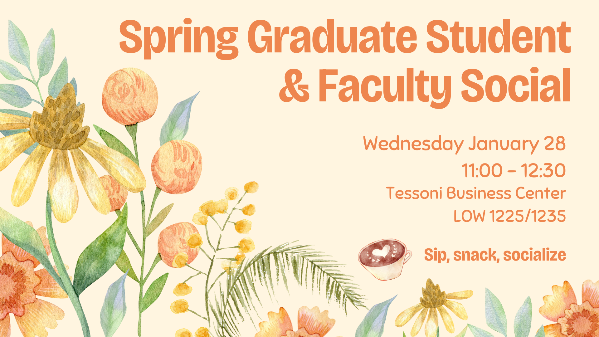 Saunders Graduate Student Spring Social 