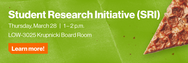 Saunders Student Research Initiative (SRI), Kick-off