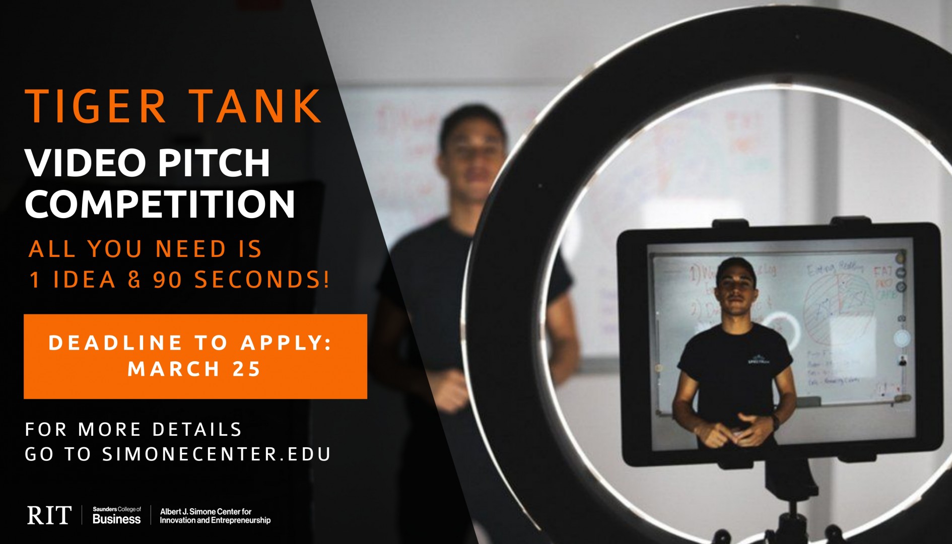 Tiger Tank Video Pitch Competition - Deadline to apply:  March 25