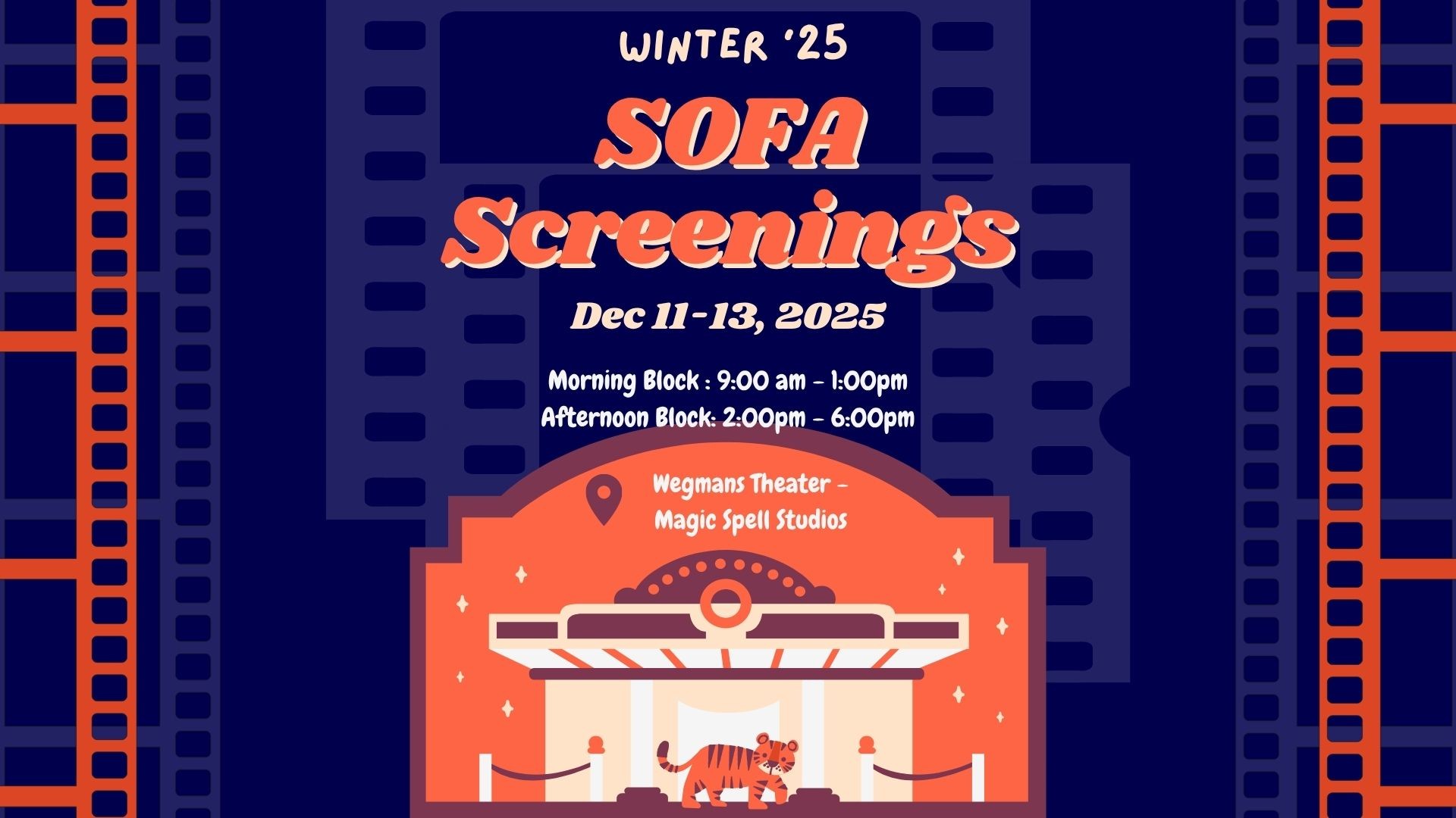 A graphic that reads SOFA Screenings.