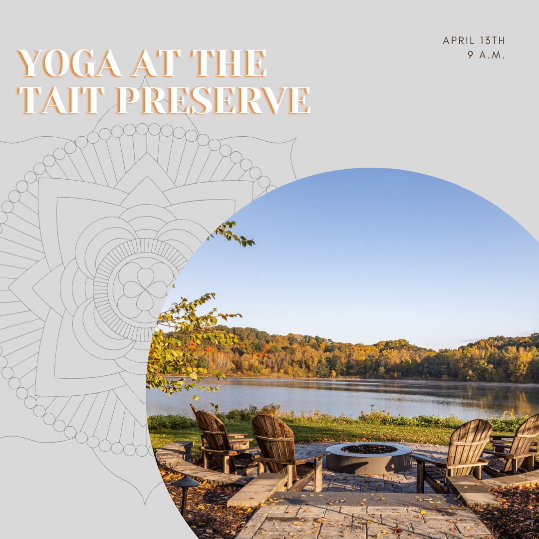 lake view with yoga date information