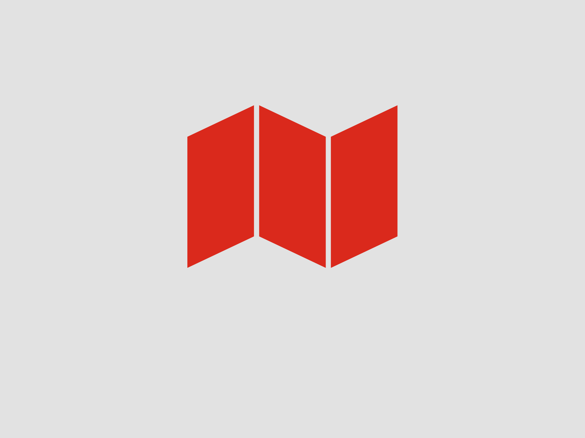 Red "map" icon on a gray background