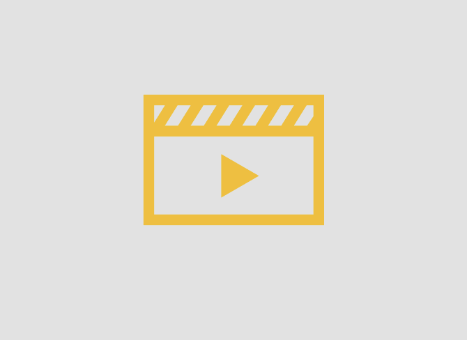 Yellow "video icon" on grey background