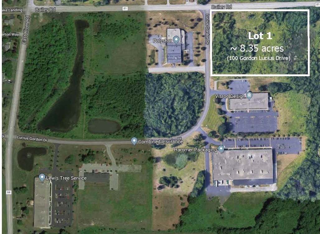 Location of 100 Lucius Gordon Drive