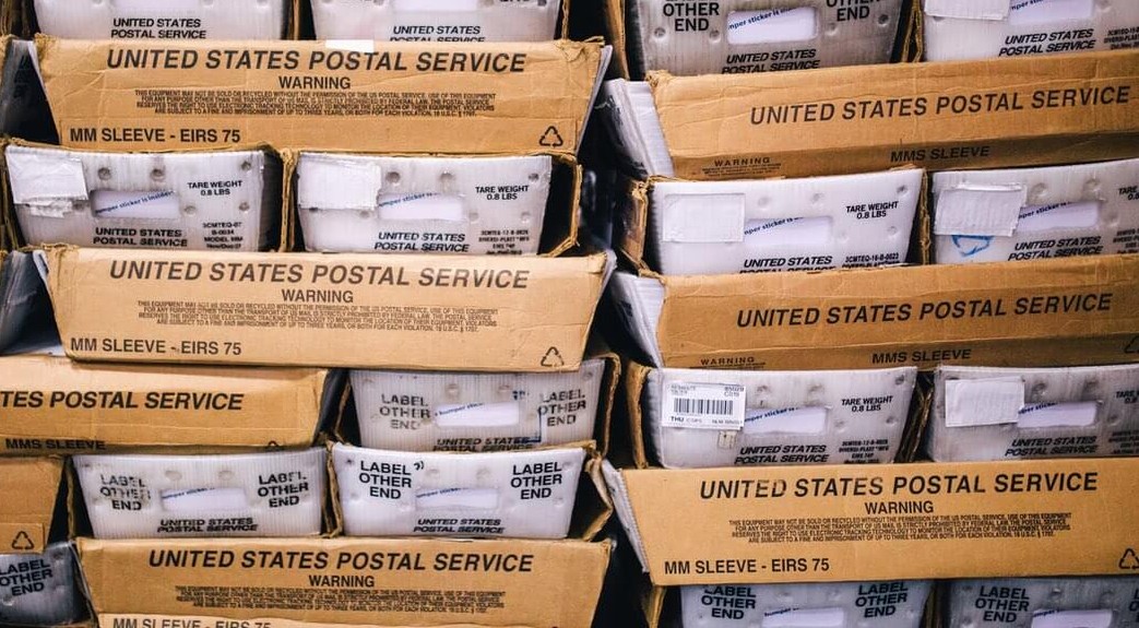USPS Mail mountain
