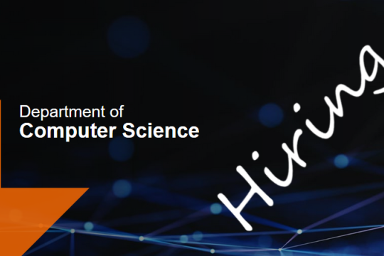 graphic reads, Department of Computer Science hiring