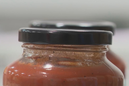 jar of pasta sauce.