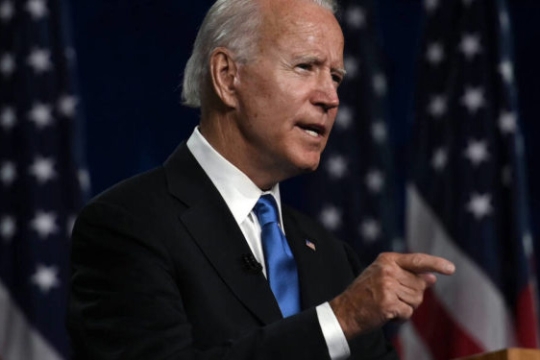 President-Elect Joe Biden speaking.