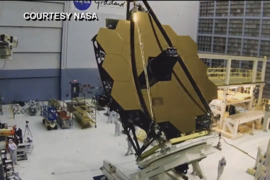 piece of the James Webb Space Telescope.