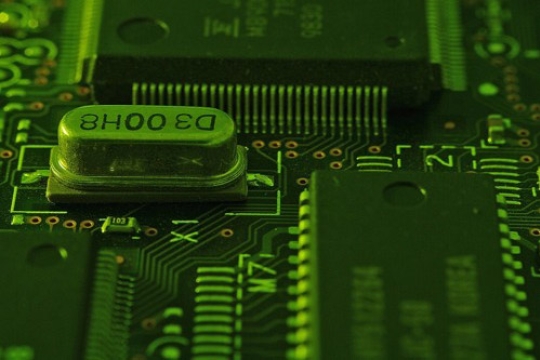 semiconductor computer chip.