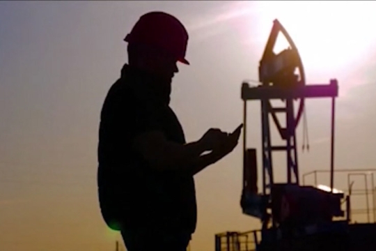 worker at an oil refinery.