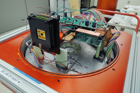 Various components and wiring of the detectors used for project