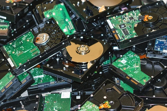 a pile of computer chips is shown.