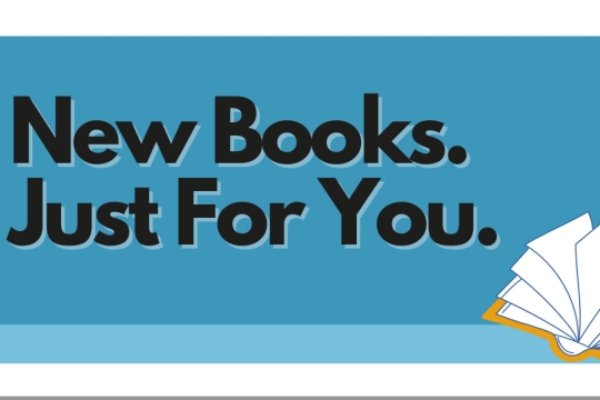 new books just for you is typed on a blue background