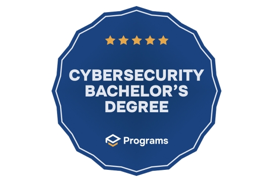 a seal for programs dot come cybersecurity bachelors degree award