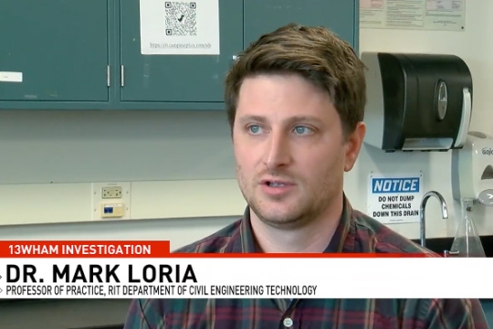 mark loria interviews with W H A M T V