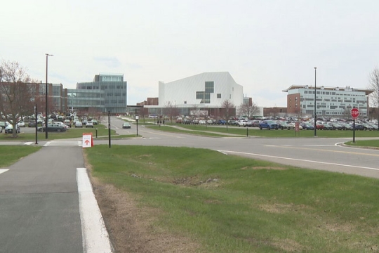 an exterior view of the R I T performing arts center