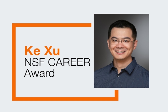 Assistant professor Ke Xu's headshot