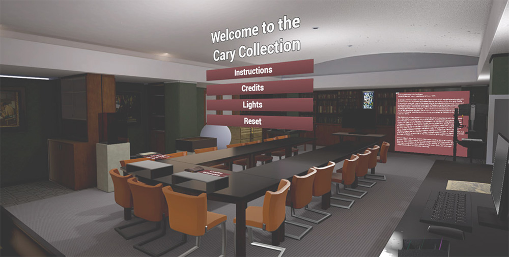 3d rendering of the Cary Collection.