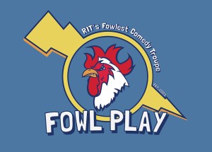 The Fowl Play comedy troupe logo.